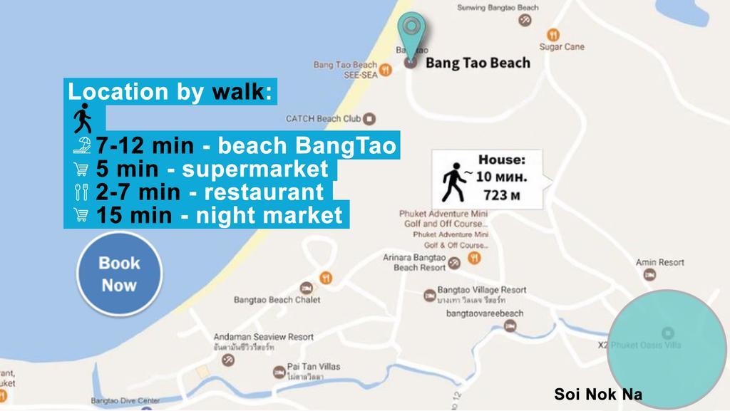 Aquatoria Phuket Bangtao Villa Surin Beach  Exteriör bild
